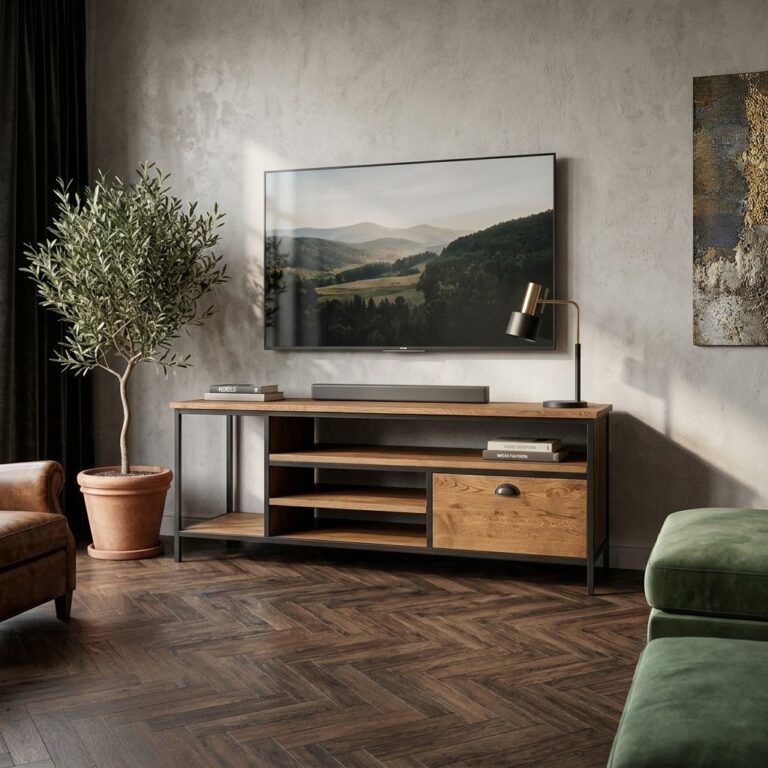 Eiken TV Meubel Tinus