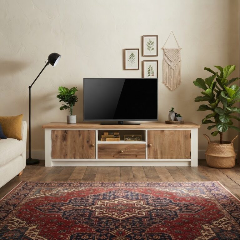 Eiken TV Meubel Mees